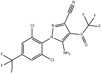 5-Amino-1-[2,6-dichloro-4-(trifluoromethyl)phenyl]-4-[(trifluoromethyl)sulfinyl]-1H-pyrazole-3-carbonitrile(120068-37-3)